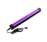Tube LED Lumière Noire,10w UV LED Tube Portable Lumière DJ Disco,Black Light UV Port USB pour Halloween Noël Soirée Body Painting Peinture Maquillage Fluo