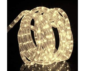 Tube LED lumineux Blanc chaud 12 m pour extérieur et intérieur