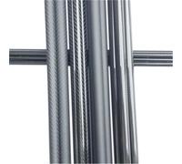 Tube léger en fibre de carbone 3K 2 pièces, for kits de drones DIY(2PCS 8x4x500mm)