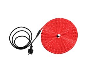Tube lumineux LED 9m Lampe d'extérieur rouge Lampe décorative IP44 Décoration de jardin 216 LED, plastique, LxD 900 x 1 cm