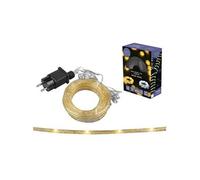 Tube lumineux Moon in the Room ML53GC Cordon décoratif 72 LED 3.6m avec paillettes or blanc chaud IP44 Blanc Chaud