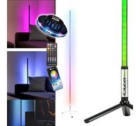 Tube lumineux RGB sur Pied 1m MAGIC-COLOR-STICK-1.0BK 7 couleurs finition Noir - Jeu de lumière Soucoupe OVNI LED