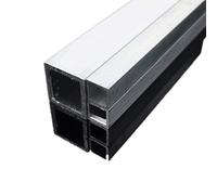 Tube métallique, 1 pièce de profilé tube carré en aluminium, for bricolage, matériel, modèle, accessoires, cadre voiture, longueur 100/150/200 mm, plomberie(10x10x200x1mm)