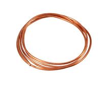 Tube Métallique Capillaire en Cuivre - Rond, Souple, 2m pour Réfrigération, Forgeage, Soudage