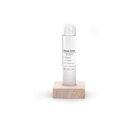 Kikkerland Tube météo tempête ST71 - Verre transparent, socle hêtre naturel
