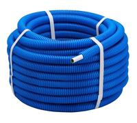 Tube multicouche couronne gainée bleue Ø 20 mm - 50 m - Norme NF 545 - Eau potable et chauffage