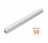 Tube néon LED 60cm T5 9W - Pack de 10 - Blanc Chaud 2300K - 3500K