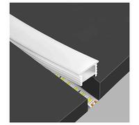 Tube Néon, Tube De Corde Néon LED Encastré Amovible, Étanche, Bande LED Flexible en Silicone, Lampes De Jardin Carrées, Salle De Bain Extérieure, Décoration D'intérieur, Blanc(B-10x10mm,4meter)