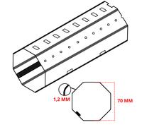 Tube OCTO 70 épaisseur 1,2 mm