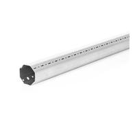 Tube octogonal - AVOSDIM - 3m - Diamètre 60mm - Acier - Recoupable
