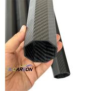 Tube octogonal en fibre de carbone haute résistance, composite 3K, surface mate sergé, pour pièces de drone, bras de drone UAV (1 pièce) 34x38x2.0x1000 Matte