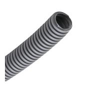 Tube ondulé flexible de conduit, 1 mètre 11,6 mm 28,5 34. Tuyau ondulé isolé en PP, filetage de tuyau, manchon protection plastique, flexibilité(Gray,AD 34.5 x ID 29mm)