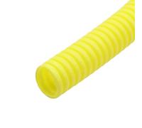 Tube ondulé flexible de conduit, Tuyau ondulé en plastique PP, fil isolé, manchon de protection for filetage, flexibilité 7.5mm-34.5mm(Yellow,AD 11.6 x ID 8mm)