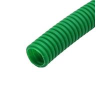 Tube ondulé flexible de conduit, Tuyau ondulé isolé par PP, filetage de tuyau, manchon protection en plastique, flexibilité 11.6mm à 34.5mm(Green,AD 34.5 x ID 29mm)