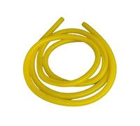 Tube ondulé jaune de tuyau de Flexi de conduit de PE fendu 10mm - 2m