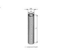 Tube ondulé, système d'échappement DINEX 94225