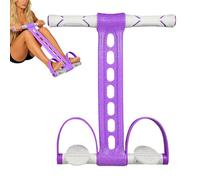 Tube Pedal Resistance Band | Multifunction Elastic Workout Equipment - Bandes de résistance aux pieds avec poignées | Women Men Home Yoga Stretching Exercise Leg Bras Abdomen Waist Full Body Muscle