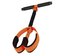 Tube Pedal Resistance Device- 200g Multifunction Pedal Resistance Band with Handle | Portable Foot Pedals for Sit Up | Stretch Exercise Equipment | Arm and Waist Training Band for Women Men Yoga Home