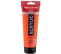 Tube peinture acrylique Orange reflex 250 ml - Amsterdam Royal Talens