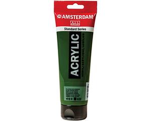 Tube peinture acrylique - Vert olive foncé - 250 ml - Amsterdam Royal Talens