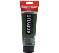 COLORE ACRILICO 622 VERDE OLIVA SCURO AMSTERDAM "ACRYLIC" TUBO DA 250ML