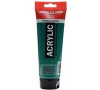 Tube peinture acrylique Vert permanent foncé 250 ml - Amsterdam Royal Talens G
