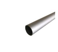 Tube penderie rond - HOMEWELL - 25 mm - Aluminium satiné - Longueur 1000 mm - Design contemporain
