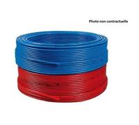 TUBE PER pré-gainé - Ø13x16mm - bleu - longueur 100ml