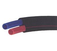 Tube PER prégainé double - Ø 12 x 1,1 tube gainé duo bleu et rouge - la couronne de 100 m