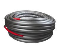 Tube PER prégainé pré-isolé - Ø 13 X 16 - couleur de la gaine : Rouge - Lg de la couronne : 50 mètres