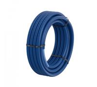 Tube PER-T Betapert gainé bleu 25x2,3 mm - couronne de 50 mètres COMAP