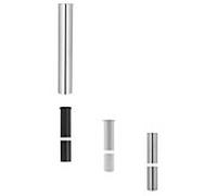 ASW tube évasé tube plongeur pour tube siphon 100269 DN32 x 200 mm, laiton chromé