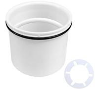 Tube plongeur pour Viega Tempoplex modèle 6961.99, à partir de l'année de construction 2006, n° 582982, siphon de douche, tube plongeur avec joint et 2 drains attrape-cheveux, diamètre 69,6 mm
