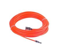 Tube pneumatique 8 x 5 mm, 10 m/15 m/20 m, tuyau en polyuréthane for compresseur(Orange,M 15m)