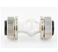 Tube polarimétrique de 100 mm for polarimètre manuel WXG-4 - Capacité d'échantillon de 20 ml, construction en verre et métal, diamètre de 15 mm