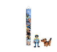 PLUS PLUS - Tube de 100 pièces Policier - Jeu de Construction pour Enfant dès 3 Ans - PP4296