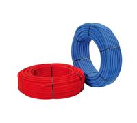 Tube polyéthylène réticulé gaine (P.E.R) Rouge Dia