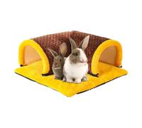 Tube pour petit animal, lit tunnel pour hamster, lapin - Cachette en polaire lavable pour chinchilla, furet, écureuil, activité amusante pour petits animaux de compagnie, 15 cm, 200 g