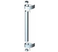 Tube pour poignée de porte battante - alu argent - 40 x 3000 mm - 1711 BILCOCQ