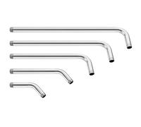 Tube Prolongateur de Douche Bras de douche mural en acier inoxydable, 15/20/25/30/35cm, rallonge de pomme de douche, support de bras, accessoires de salle de bains for la maison, 2 pièces(20cm)