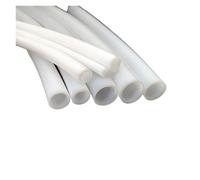 Tube PTFE 600 V ID 1-1,5-1,6-2-2,5-3-4-5-6-7-8-9-10-11-12-13-14 mm, tube rigide blanc, isolé, résistant à la corrosion et à la température(2M_ID 5XOD 7MM)