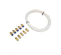Tube PTFE avec raccords pneumatiques PC4 M6 KJH04 M6 pour Filament 1.75MM PLA ABS pour imprimante 3D Bambu Lab