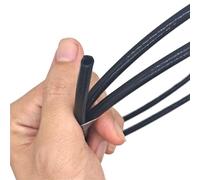 Tube PTFE noir de 1 m, 2 m ou 5 m, diamètre 2 x 4 mm, for pièces d'imprimante 3D, guide-filament de 1,75 mm(1 Meter)