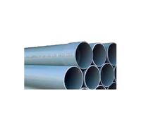 Tube PVC 4 mètres, diamètre 200, 2 x 2 mètres, évacuation eaux usées NF