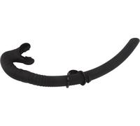 Tube respiratoire de plongée pliable embout souple en silicone tuba de plongée libre pour chasse sous-marine natation plongée en apnée noir