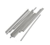 Tube rond creux en métal 1 pièce Tube droit sans couture en acier inoxydable 304 Longueur capillaire ronde 250 mm (1,5 x 1,1 x 500 mm 10 pièces)