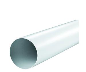 Tube rond de ventilation DN 150 mm 1,0 m en plastique PVC