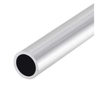Tube Rond En Aluminium 6063, Diamètre Extérieur 27mm, Diamètre Intérieur 17-24mm, Longueur 500mm, Tube Droit En Aluminium Sans Soudure for Le Bricolage Et L'industrie(27mm OD x 24mm ID)