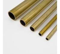 Tube rond en laiton CuZn37 Ms63 - Diamètre : 2-30 mm - Longueur : 50-1000 mm - Longueur : 0,5-2 mm - Épaisseur de paroi : rond - Profil creux - Barre