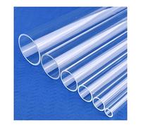 Tube rond Transparent, 1 pièces en acrylique, for Aquarium, fournitures d'aquarium, tuyau d'arrosage hydroponique de 20/33/50cm Long(Outer Dia 16mm,1Pc 50cm Length)